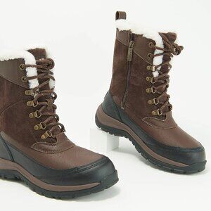 NEW KOOLABURRA BY UGG Men's Rostin Waterproof Tall Pack Boots Grizzly 462MN